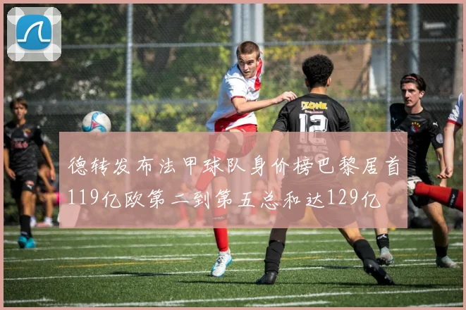 德转发布法甲球队身价榜巴黎居首119亿欧第二到第五总和达129亿